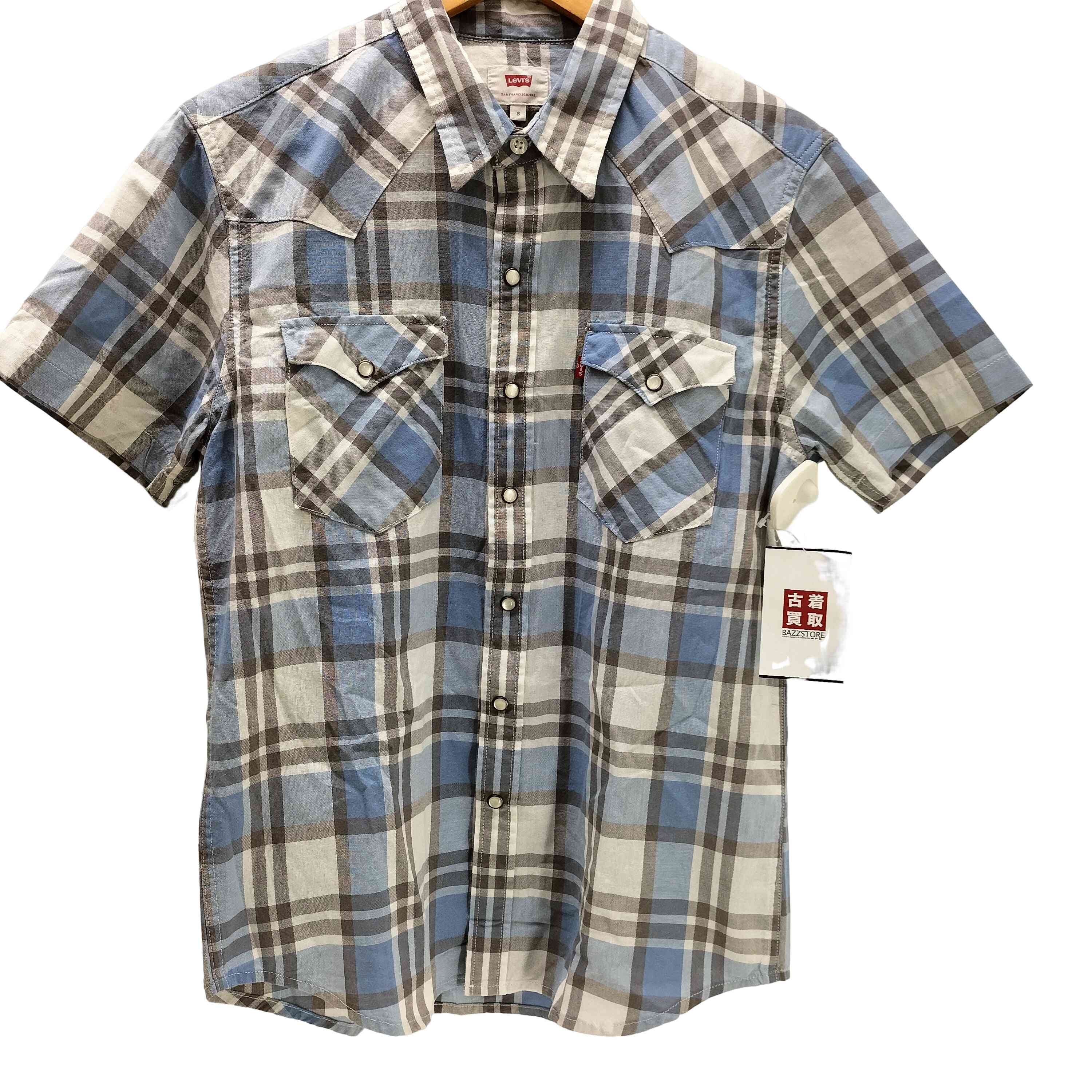 半袖ウエスタンチェックシャツ【1138651130520】