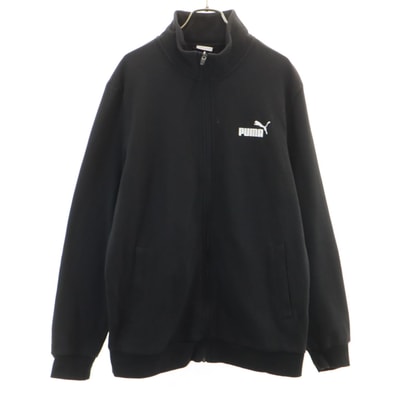 PUMA プーマ スウェット トラックジャケット XL ブラック 裏起毛