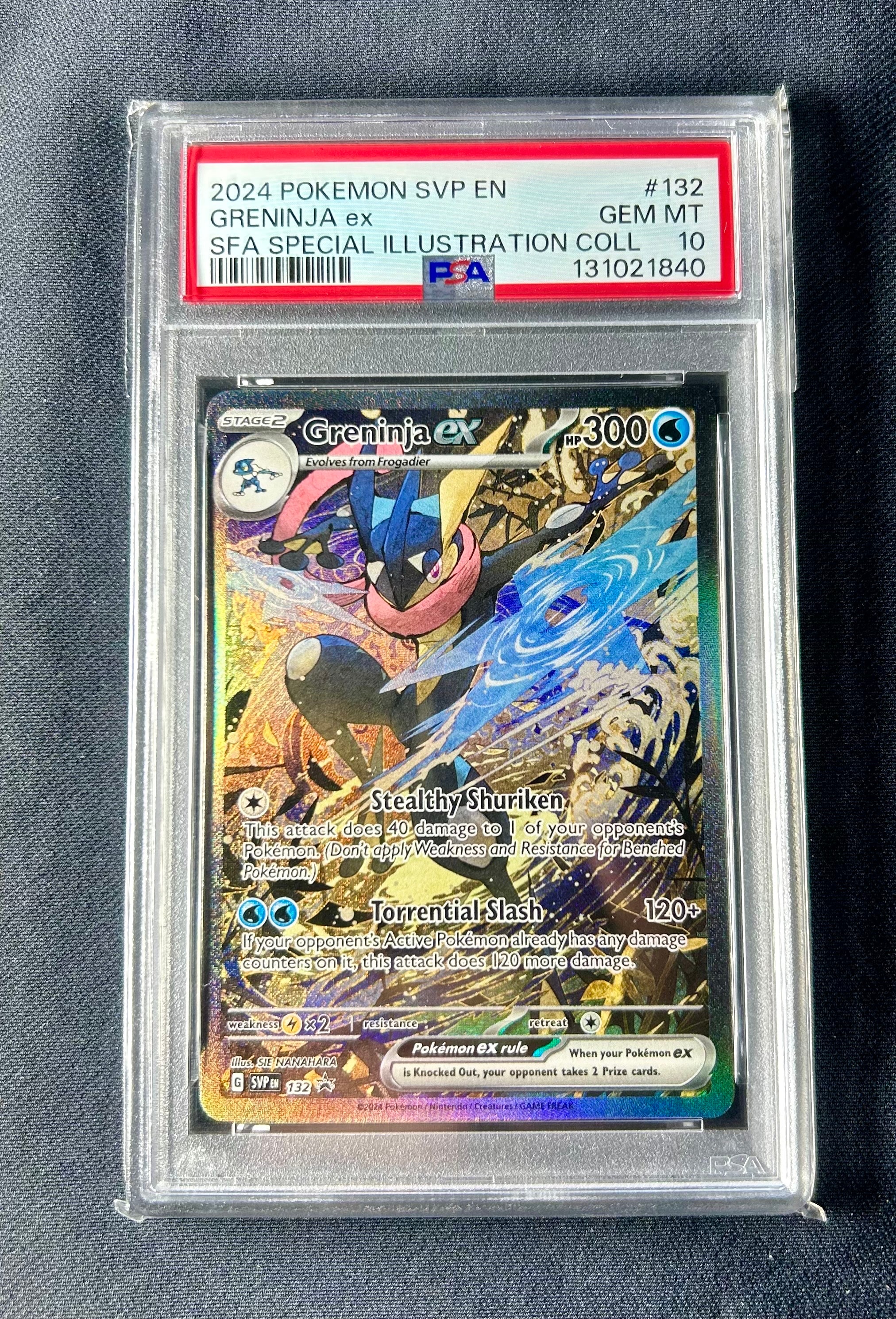 ゲッコウガex P [SVP EN 132]【英語版】(スカーレット&バイオレット「シュラウデッドフェイブル ゲッコウガex スペシャルイラストレーション コレクション」)