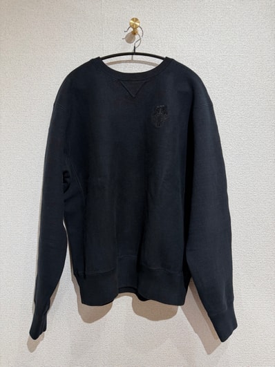新作 CHROME HEARTS KINGFISH CREW Hairy Dagger 刺繍 スウェット L