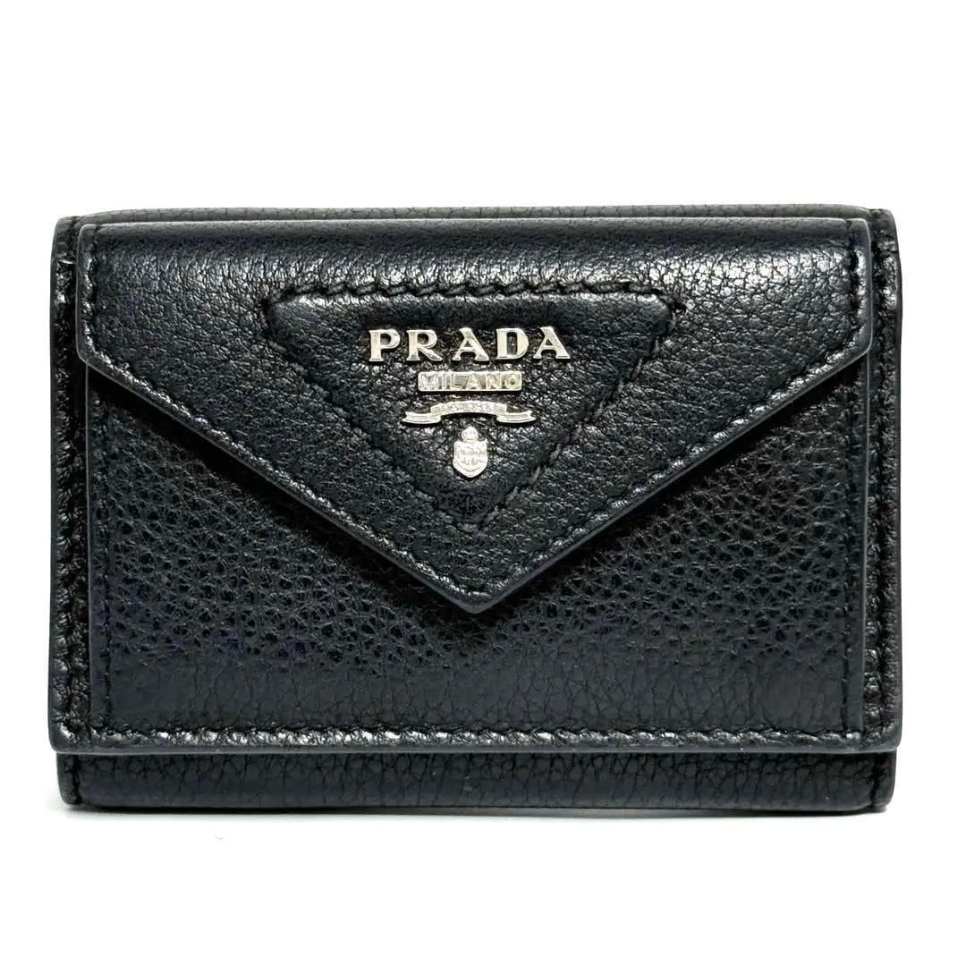 A (未使用に近い)】☆未使用級☆ICチップ内蔵 PRADA プラダ