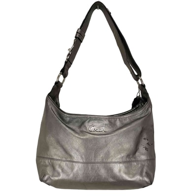 メタリック レザー ショルダーバッグ metallic leather shoulder bag【1143670069508】