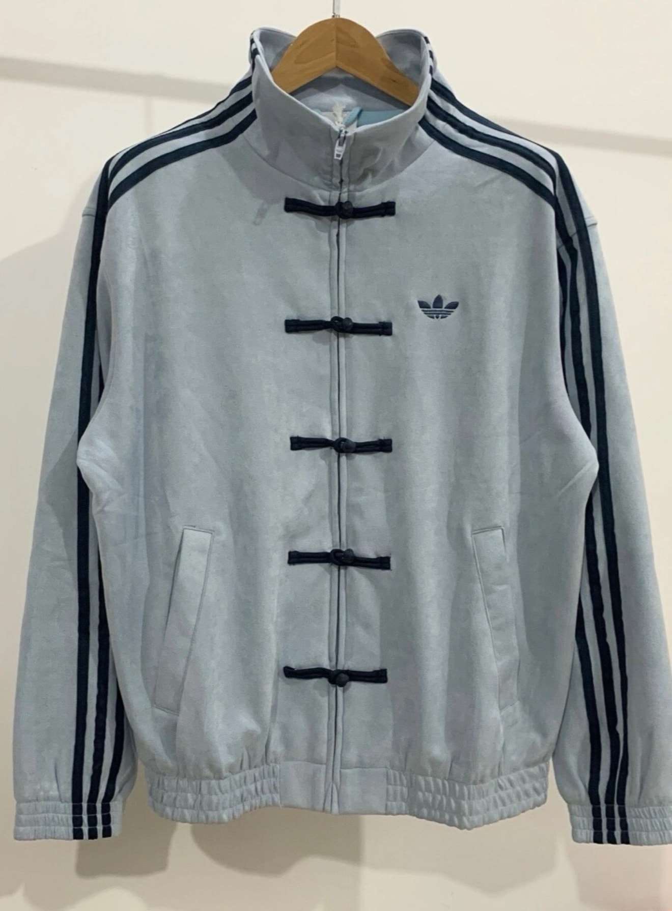 adidas Originals CTT Chinese Track Top Casual Jacket "Light Blue"