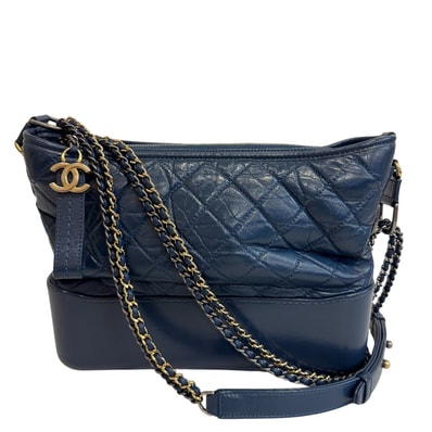 シャネル CHANEL ショルダーバッグ ガブリエルドゥ スモールホーボーバッグ チェーン 23673420 ブルー