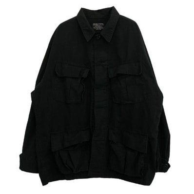 WACKO MARIA ワコマリア ジャケット FATIGUE JACKET リップストップ ファティーグ ジャケット ブラック系 M【中古】