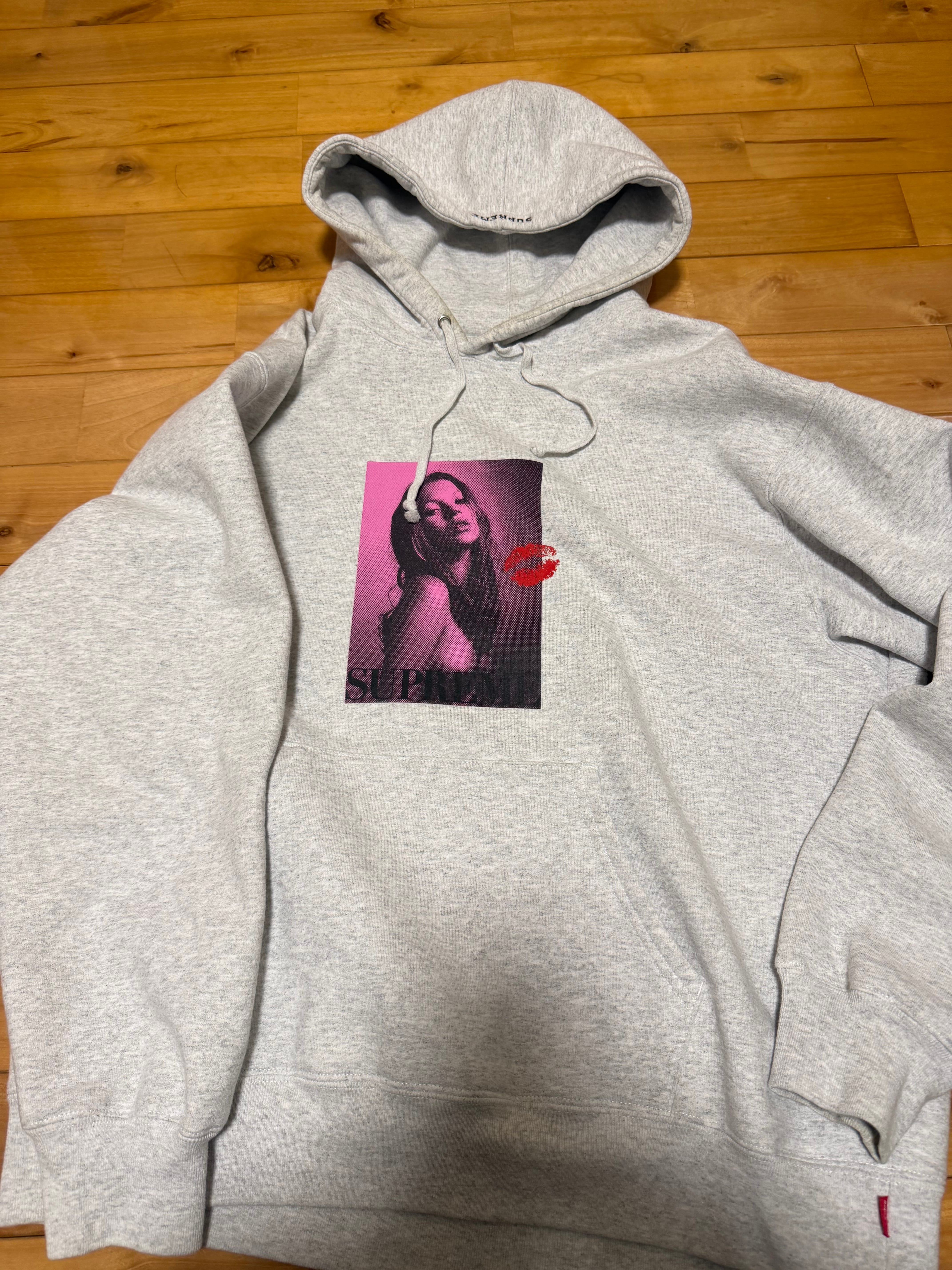 Supreme Kate Moss Hooded Sweatshirt "Ash Grey"