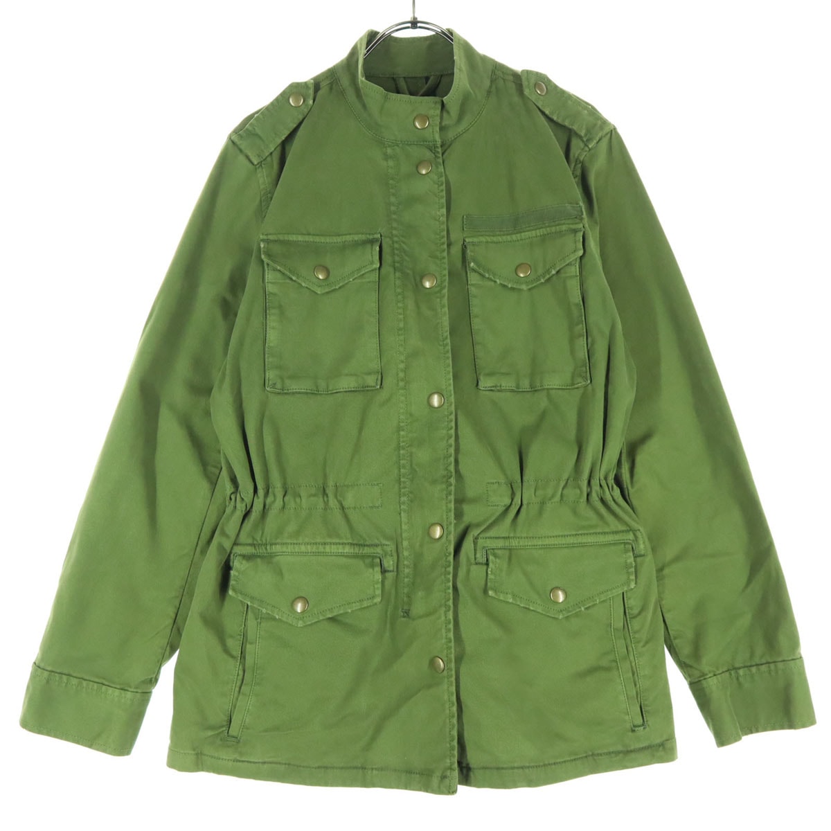 美品 GAP ギャップ 長袖 ミリタリージャケット XS カーキ