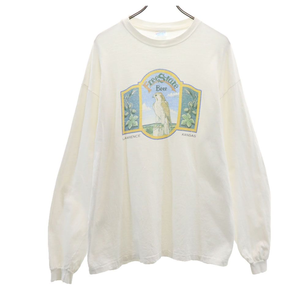 Hanes 90s 長袖 シングルステッチ Tシャツ