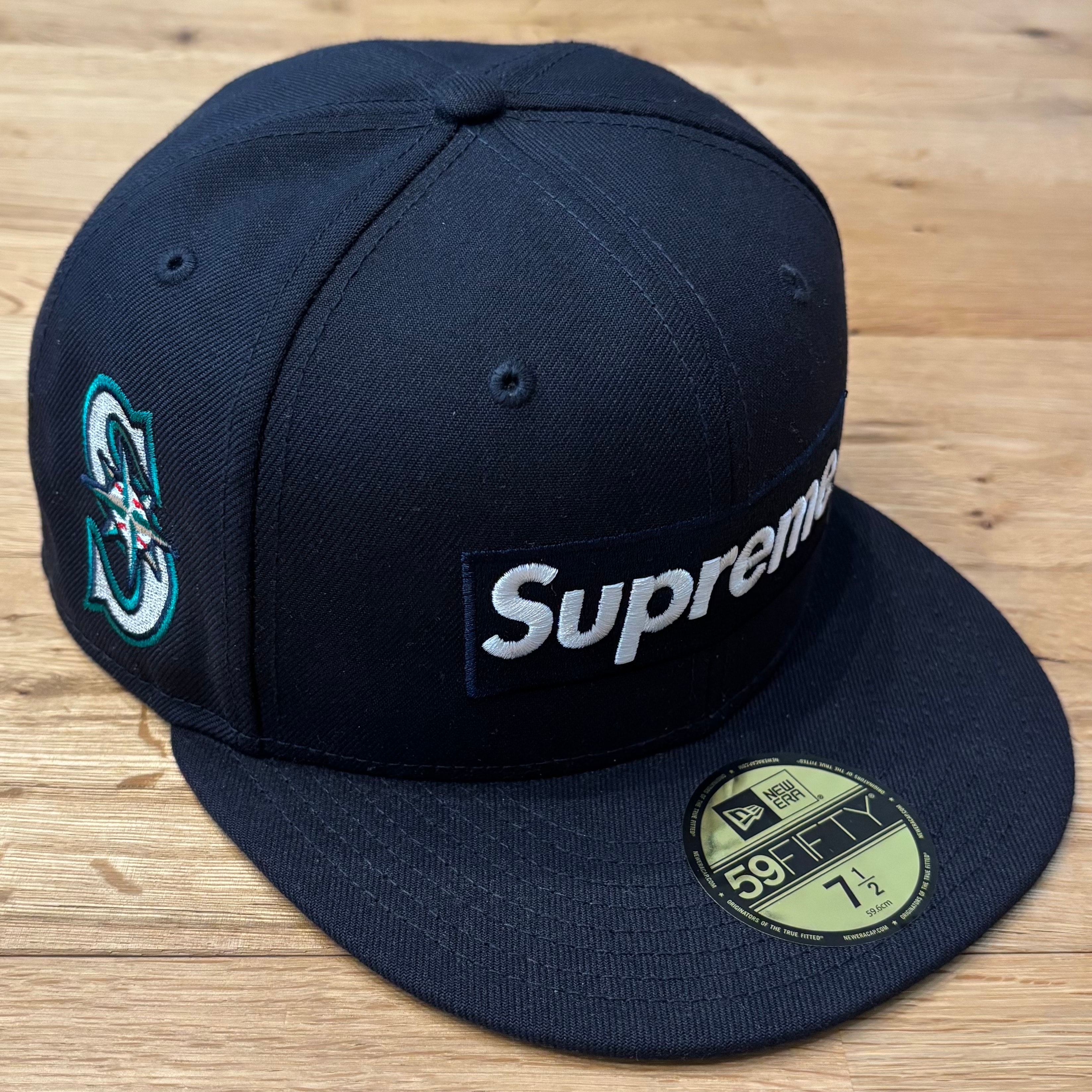Supreme x MLB x New Era Teams Box Logo Seattle Mariners "Navy"