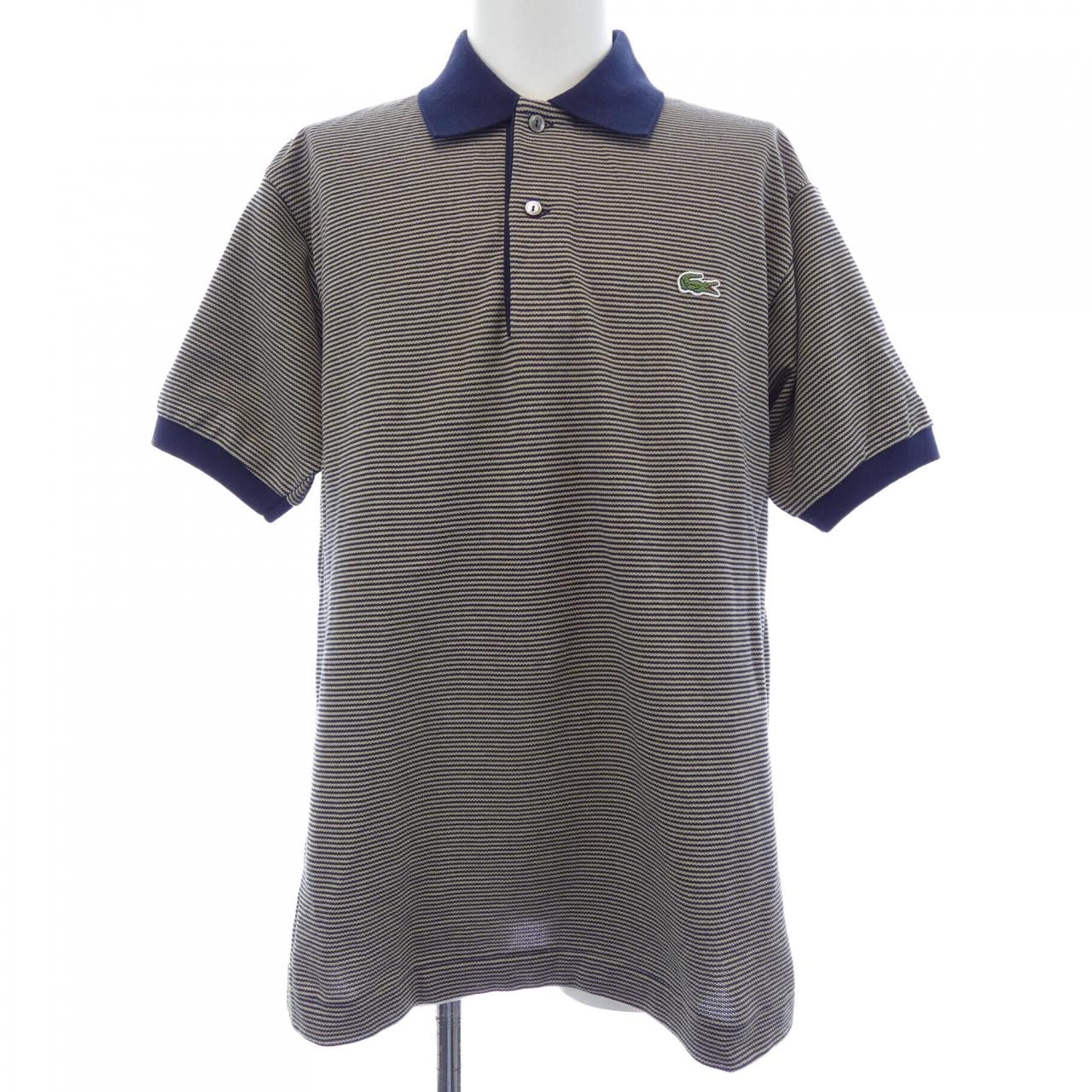D (傷や汚れあり)】古着 ラコステ LACOSTE 半袖 ポロシャツ メンズM
