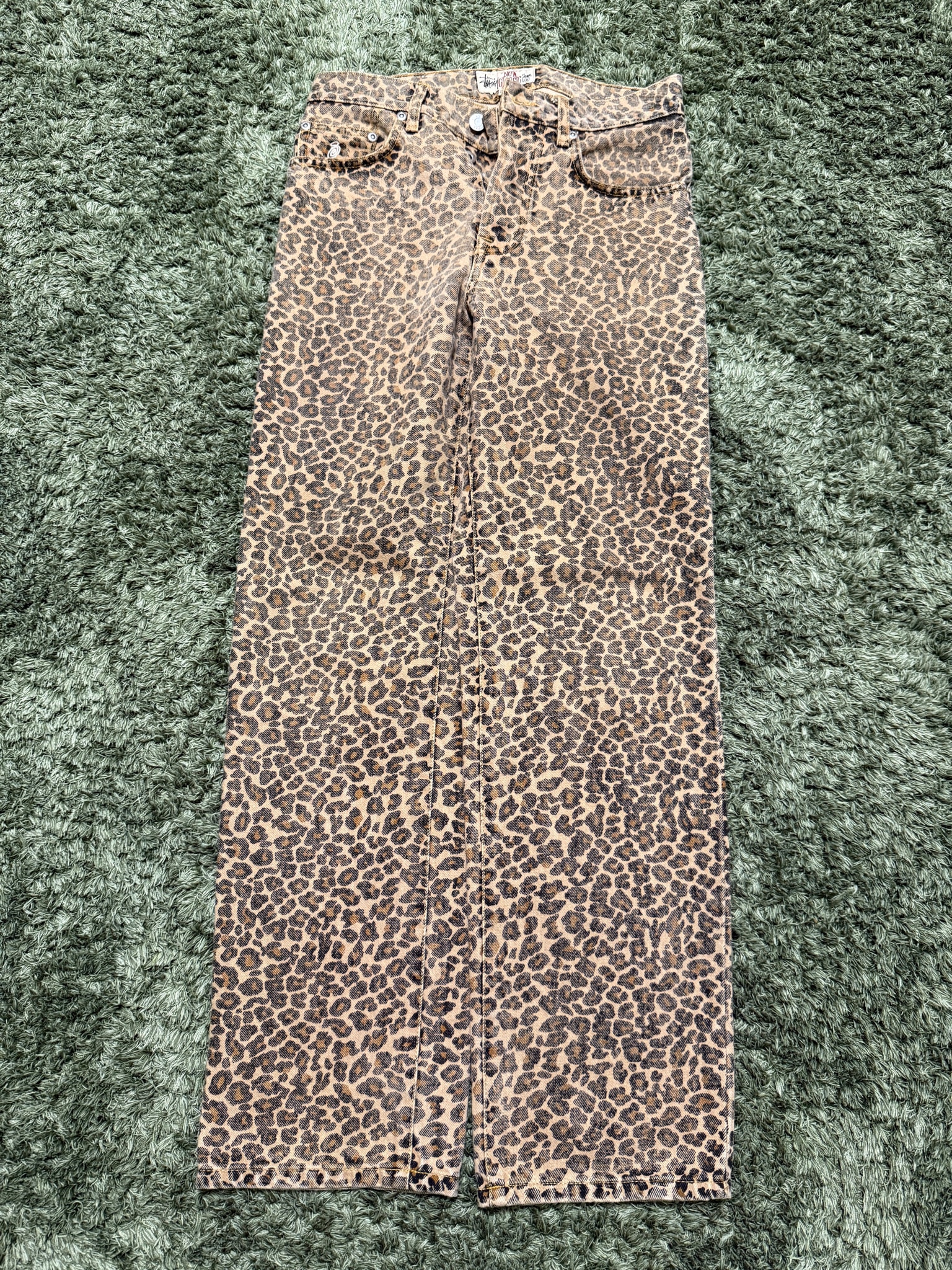 Stussy New Classic Jean Denim "Leopard"