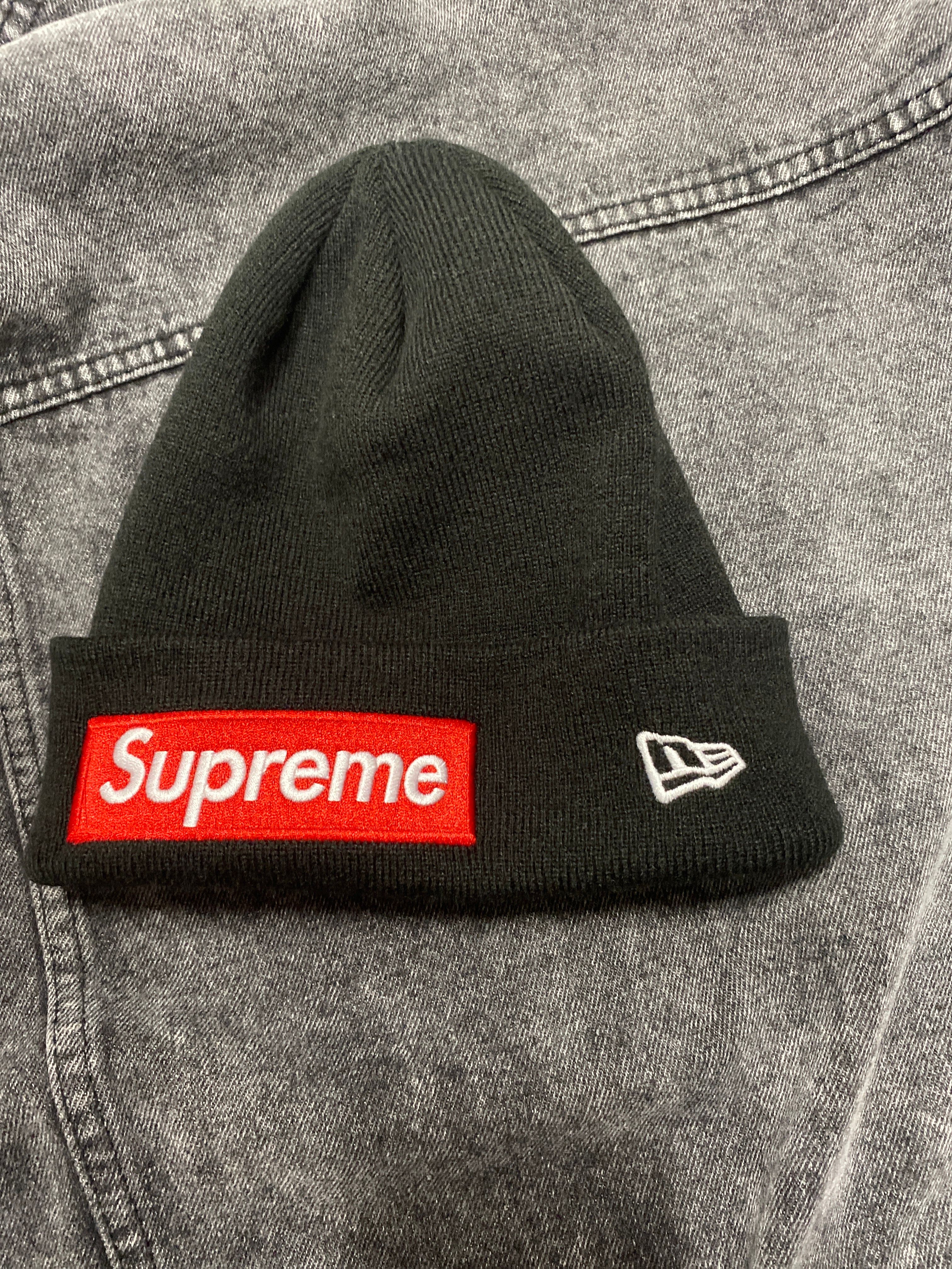 Supreme New Era Box Logo Beanie "Black"