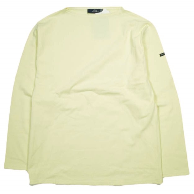 新品 SAINT JAMES セントジェームス フランス製 OUESSANT UA ウエッソン T6 CHAMPAGNE バスクシャツ ボートネックカットソー トップス g23598