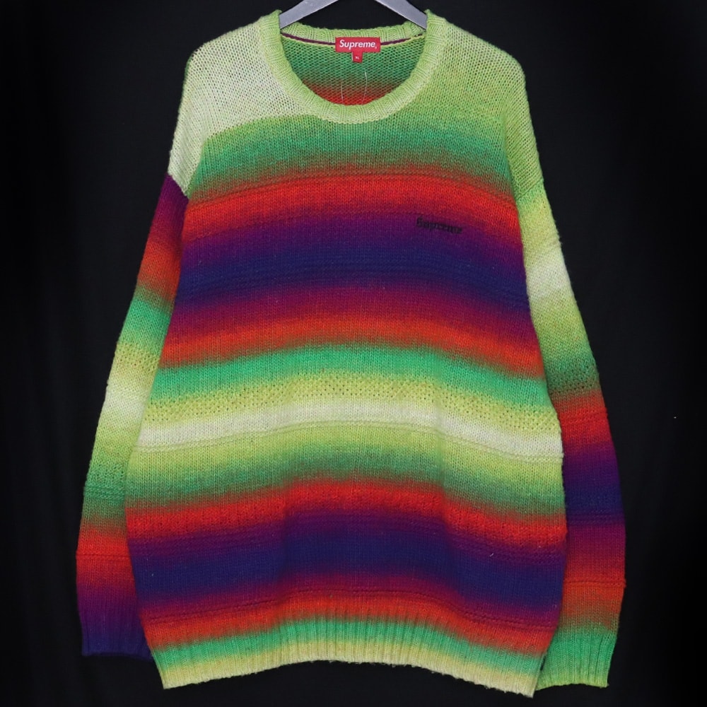 Supreme Gradient Stripe Sweater "Multi"