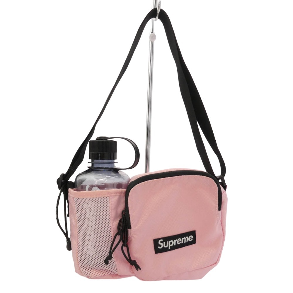 Supreme シュプリーム バッグ 22SS Side Bag サイド バッグ ショルダーバッグ ボトル付き ピンク系 ブラック系【中古】