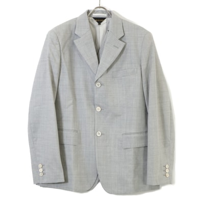 コムデギャルソン 【美品】AD2024 GO-J045 ウール ベストドッキング テーラードジャケット L