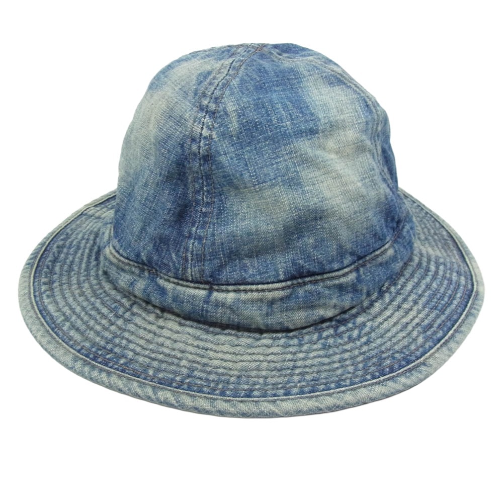 BOWWOW バウワウ 帽子 BW241-UADH US ARMY M37 DENIM HAT ヴィンテージ加工 デニム ハット 帽子 インディゴブルー系【新古品】【未使用】【中古】