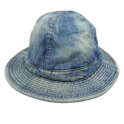 BOWWOW バウワウ 帽子 BW241-UADH US ARMY M37 DENIM HAT ヴィンテージ加工 デニム ハット 帽子 インディゴブルー系【新古品】【未使用】【中古】