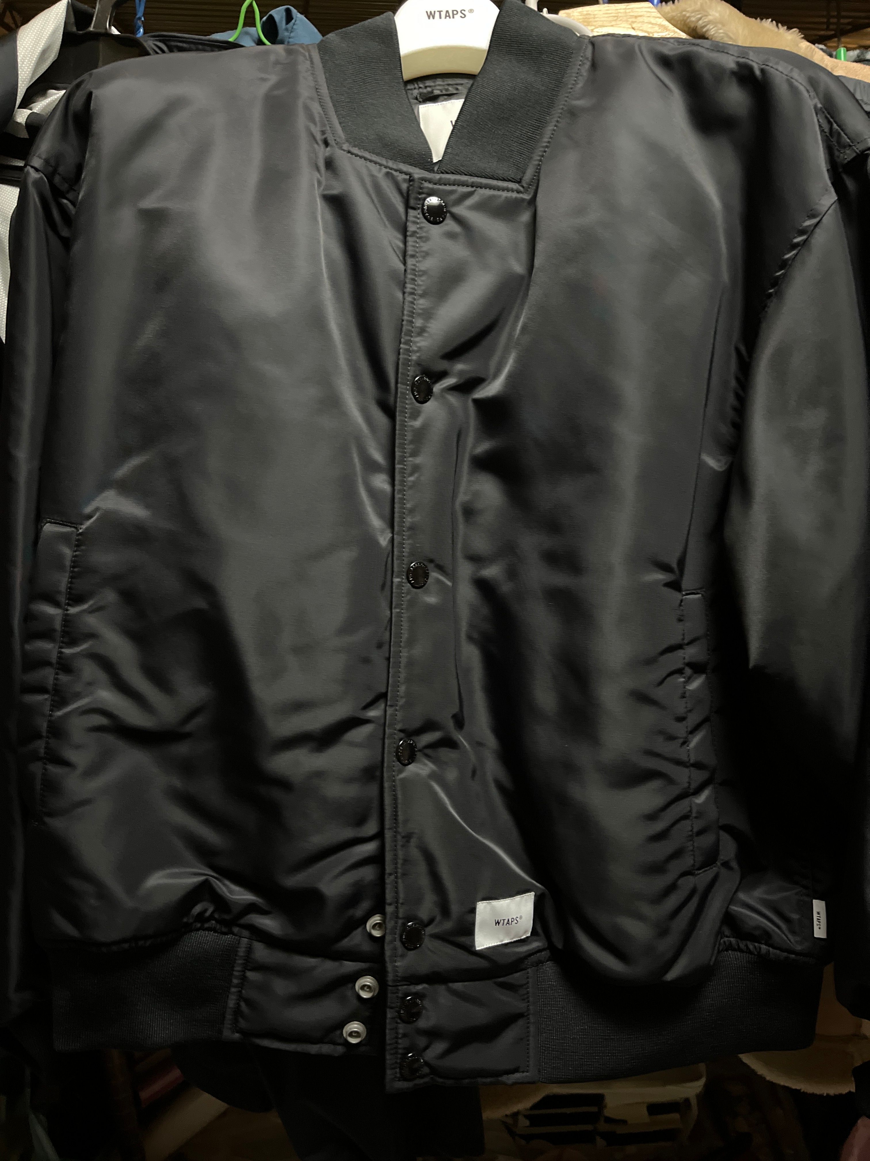 Wtaps TEAM / JACKET / NYLON. TWILL "Black"