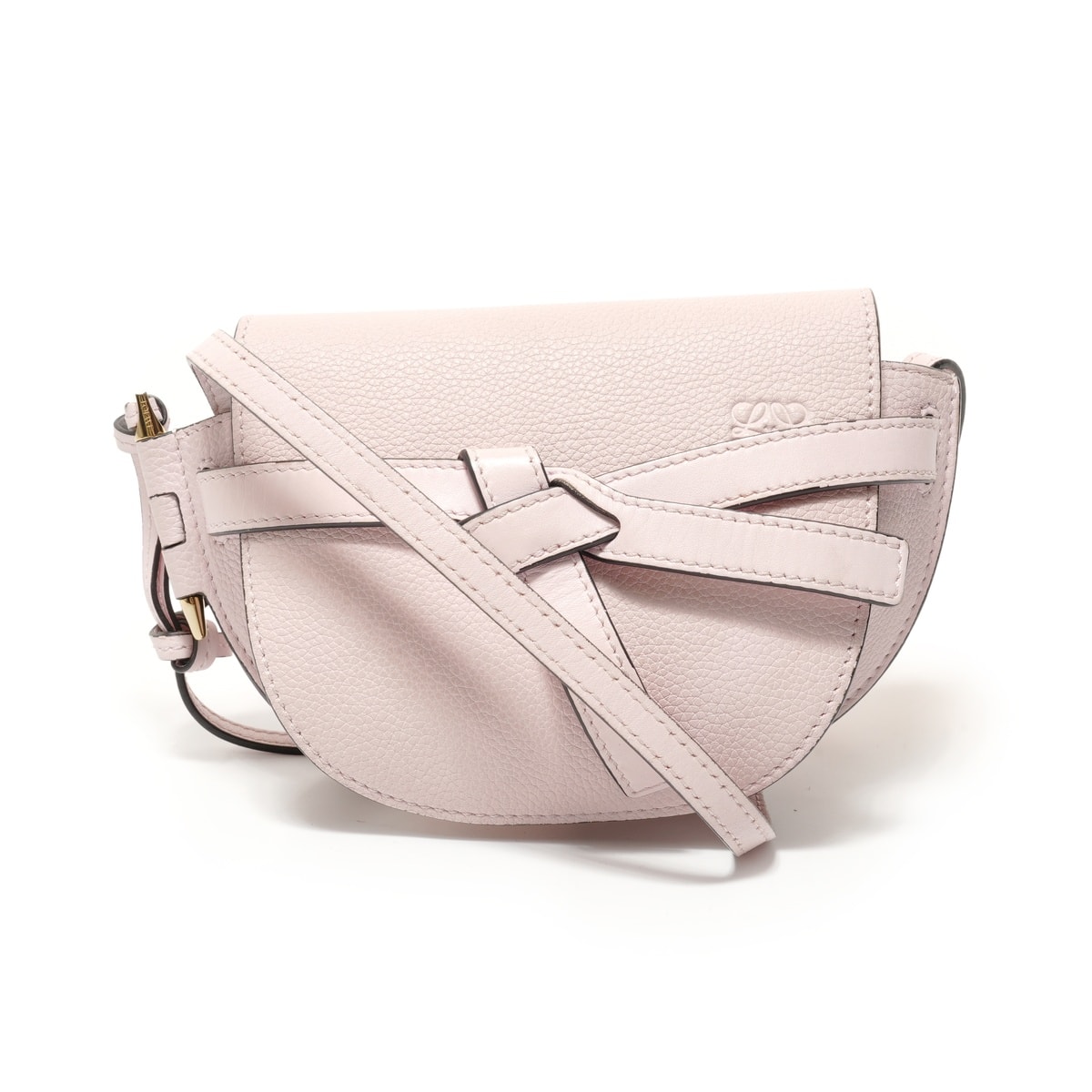 ロエベ LOEWE ゲートデュアル ミニ レザー ショルダーバッグ【中古】