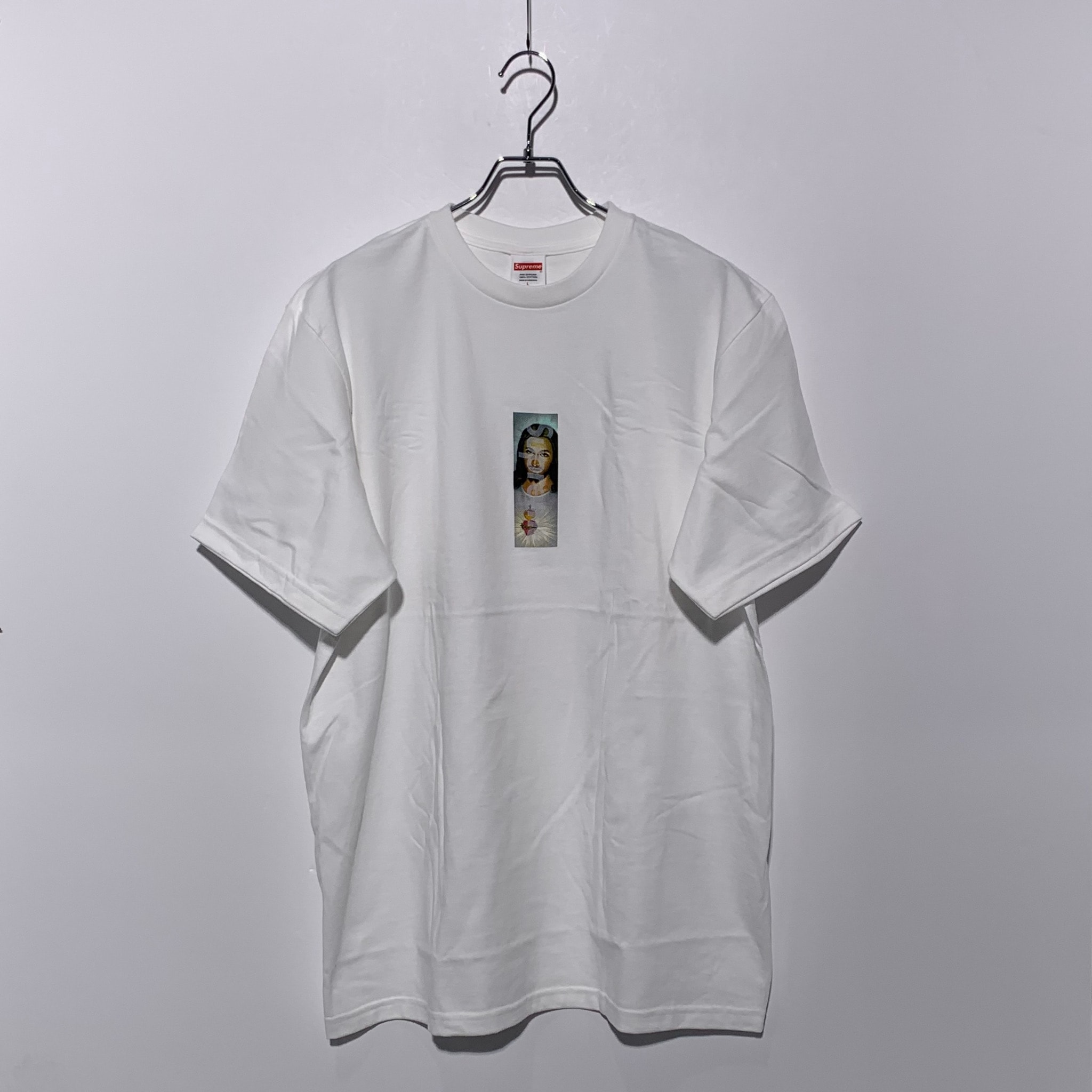 Supreme Prayer Card Box Logo Tee "White"
