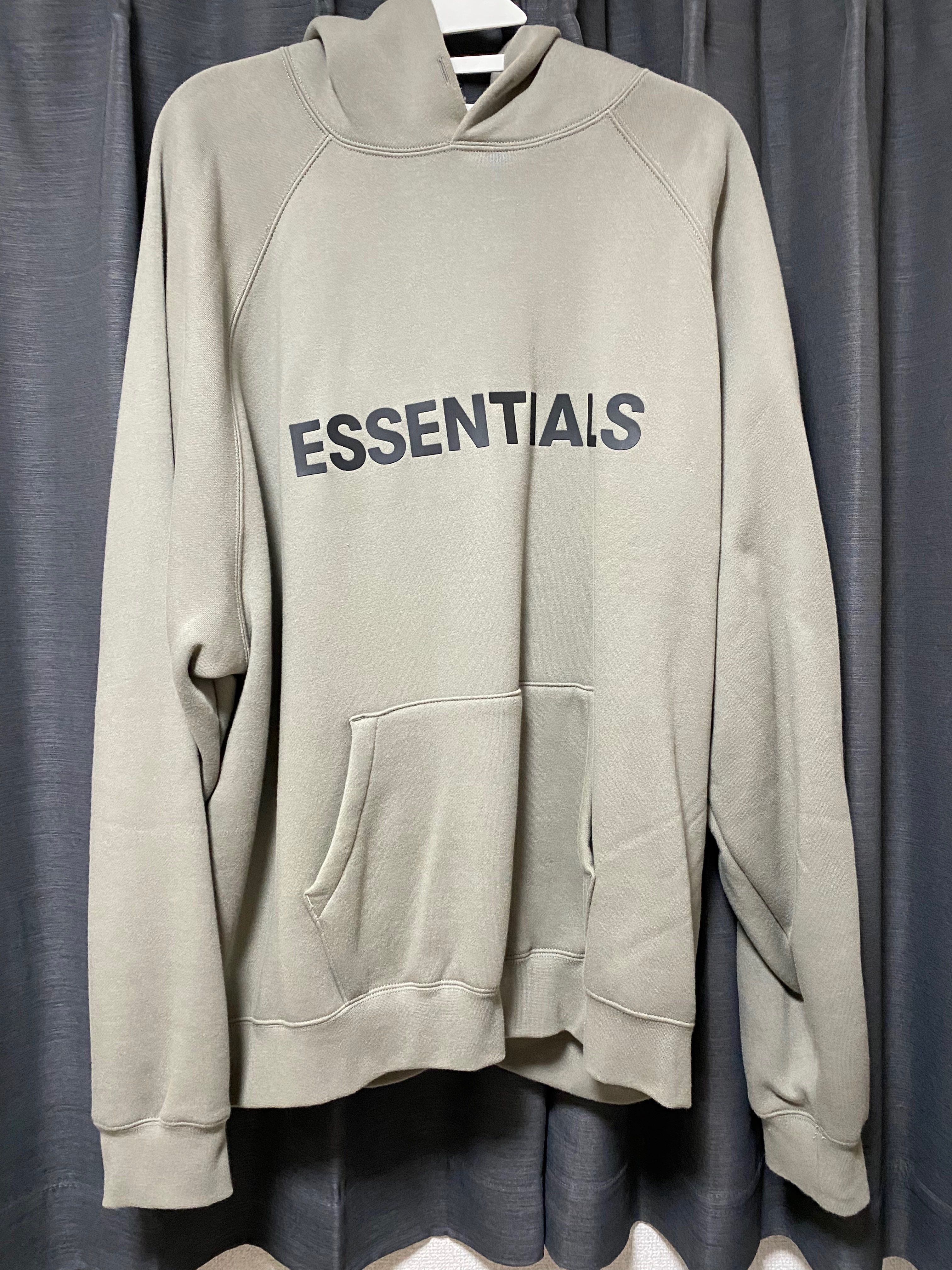 FEAR OF GOD ESSENTIALS 3D Silicon Applique Pullover Hoodie "Charcoal"