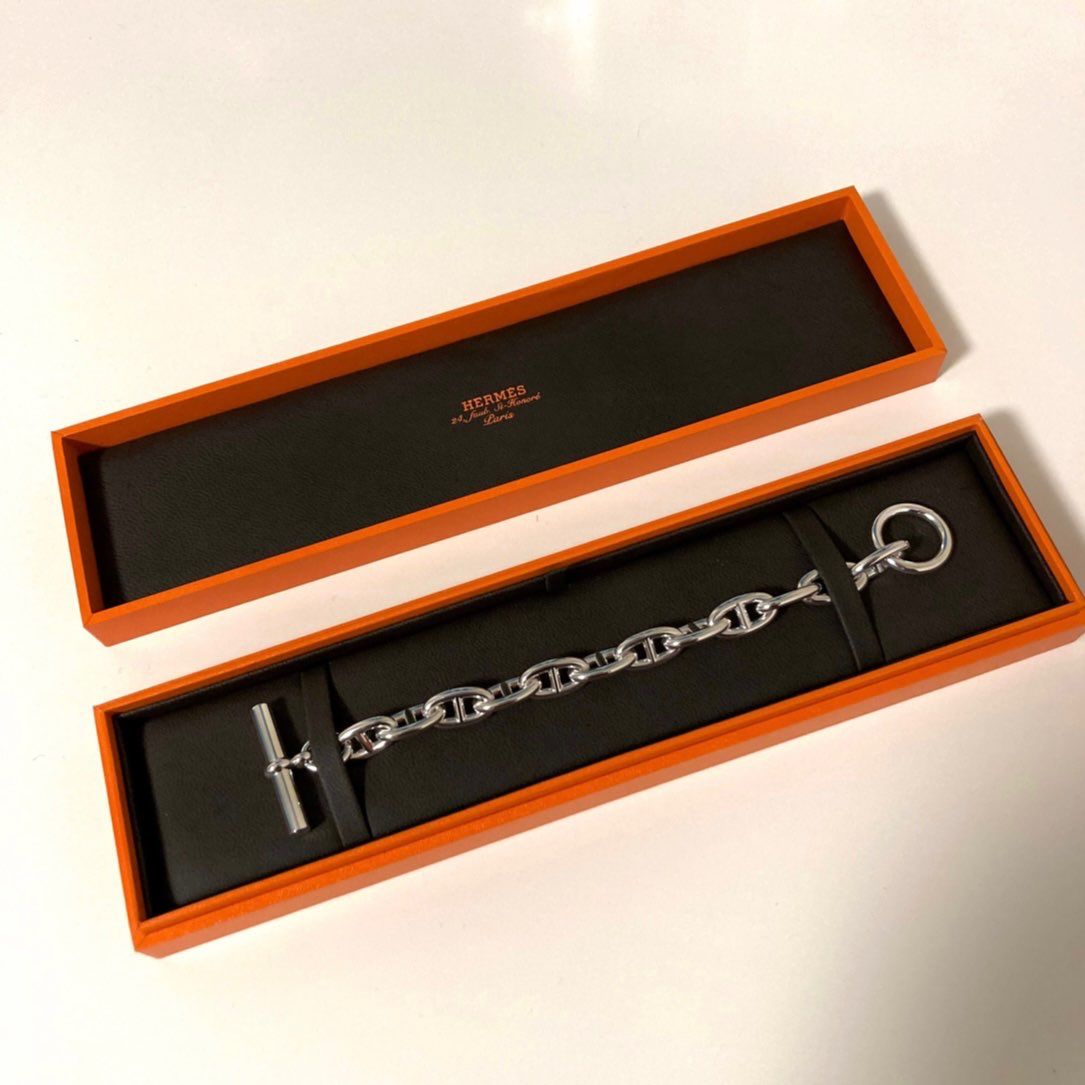Hermes Chaine D'ancre GM Bracelet "Silver"