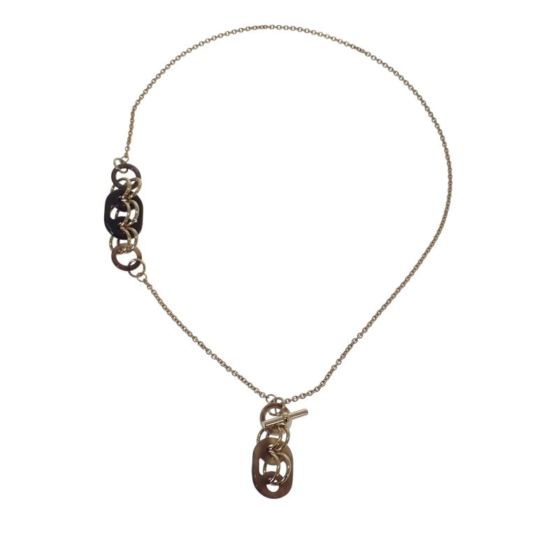 エルメス ペンダント ユリディス PM ネックレス ゴールド【中古】【Aランク】