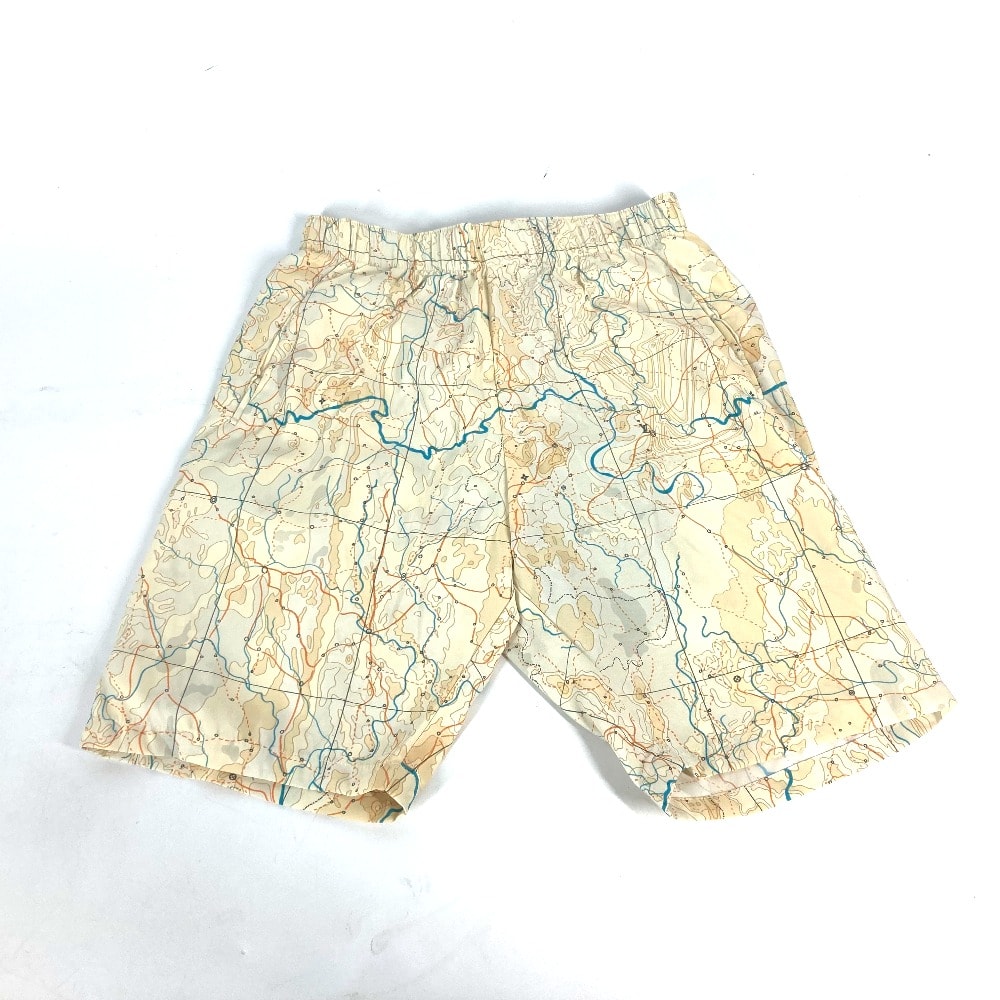 ルイヴィトン LOUIS VUITTON 総柄 キッズ 子供 ショートパンツ ハーフパンツ アパレル ボトムス 水着 ナイロン ベージュ 美品