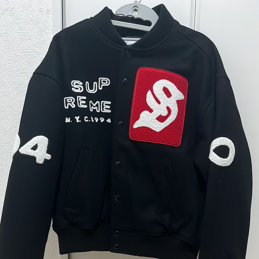 Supreme Tourist Varsity Jacket "Black"