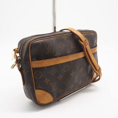 LOUIS VUITTON ルイ・ヴィトン モノグラム トロカデロ27 M51274 ショルダーバッグ ブラウン コーティングキャンバス レザー レディース