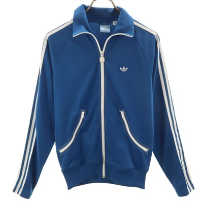 adidas アディダス トラックジャケット XS ブルー系 ジャージ