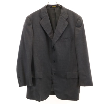 Brooks Brothers ブルックスブラザーズ 日本製 総柄 テーラードジャケット AB7 グレー