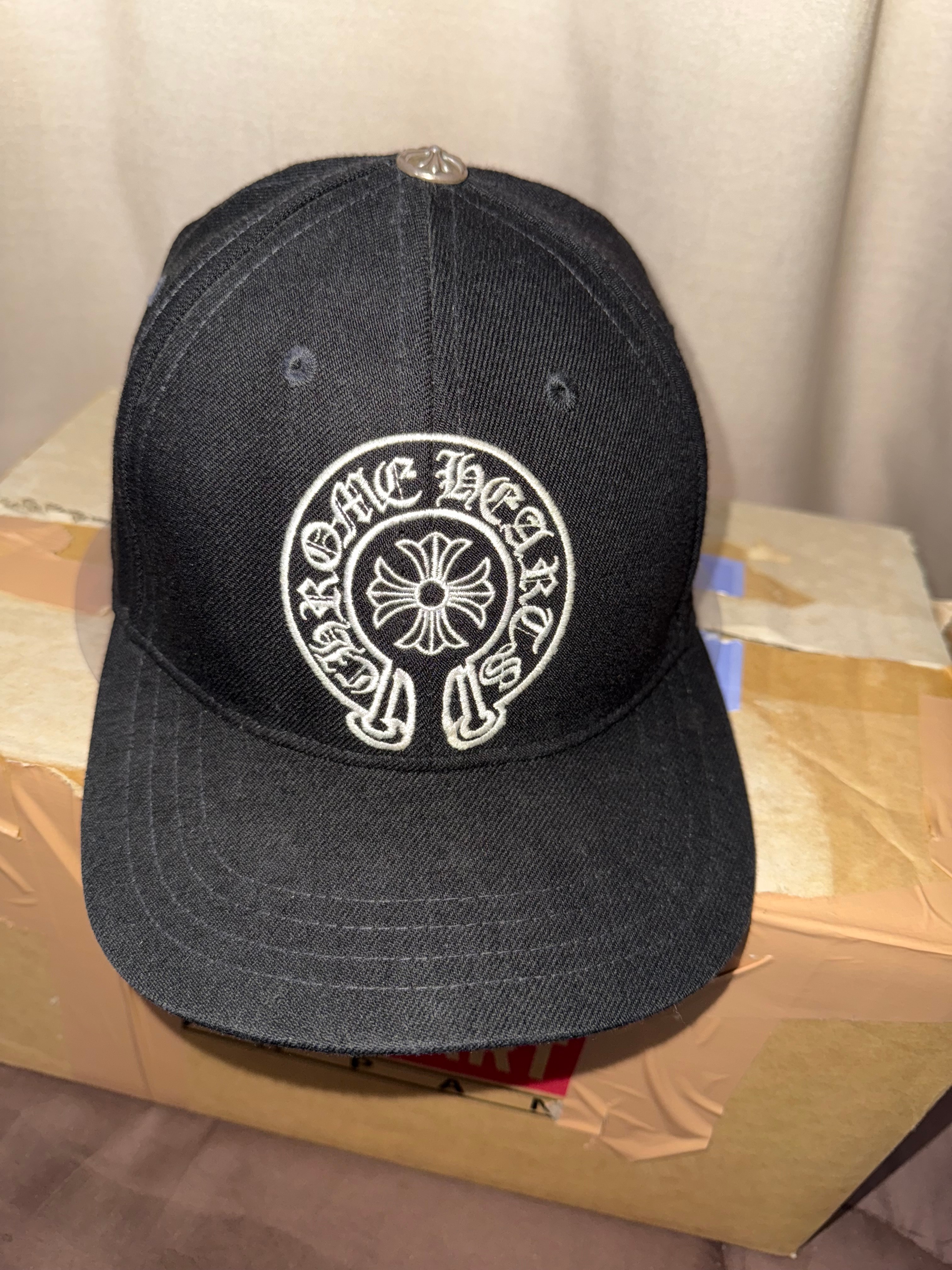 Chrome Hearts Horseshoe Baseball Cap "Black"
