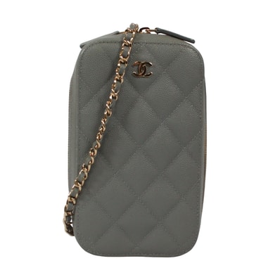 シャネル スマホショルダーマトラッセショルダーバッグ レディース