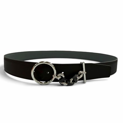 極美品 エルメス ベルトバックル セーラー&レザーベルト キット 32 85