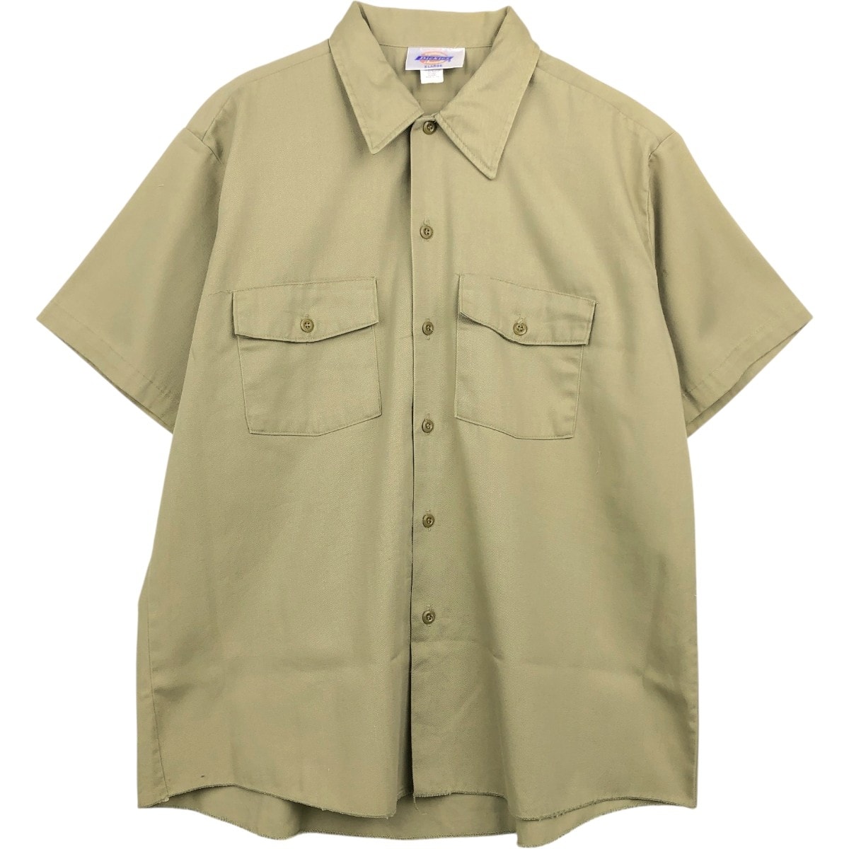 古着 ディッキーズ Dickies 半袖 ワークシャツ USA製 メンズXL相当/eaa659124