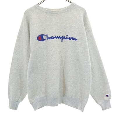 Champion チャンピオン オールド 長袖 スウェット トレーナー L グレー系 裏起毛