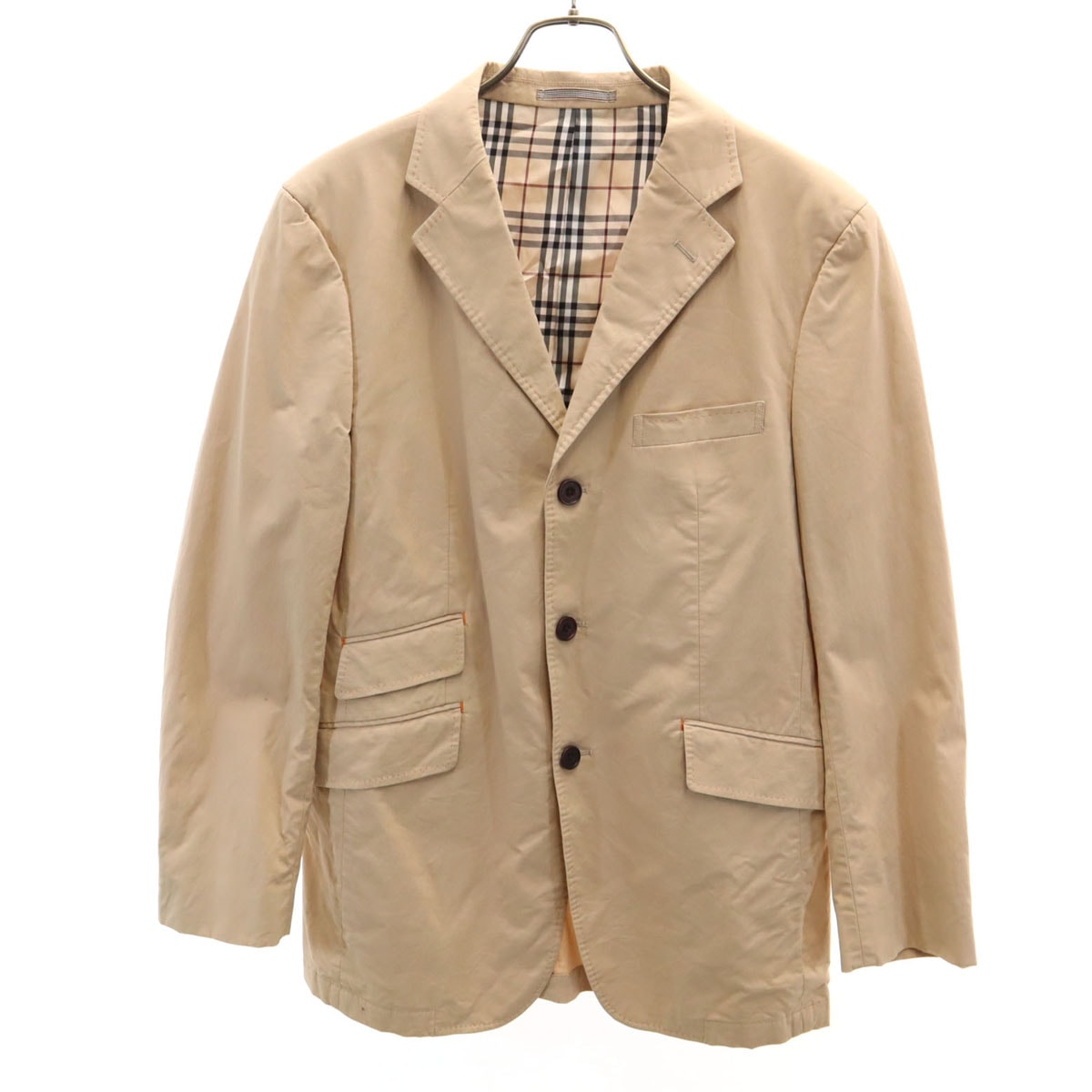 BURBERRY BLACK LABEL バーバリーブラックレーベル テーラードジャケット L ベージュ 三陽商会