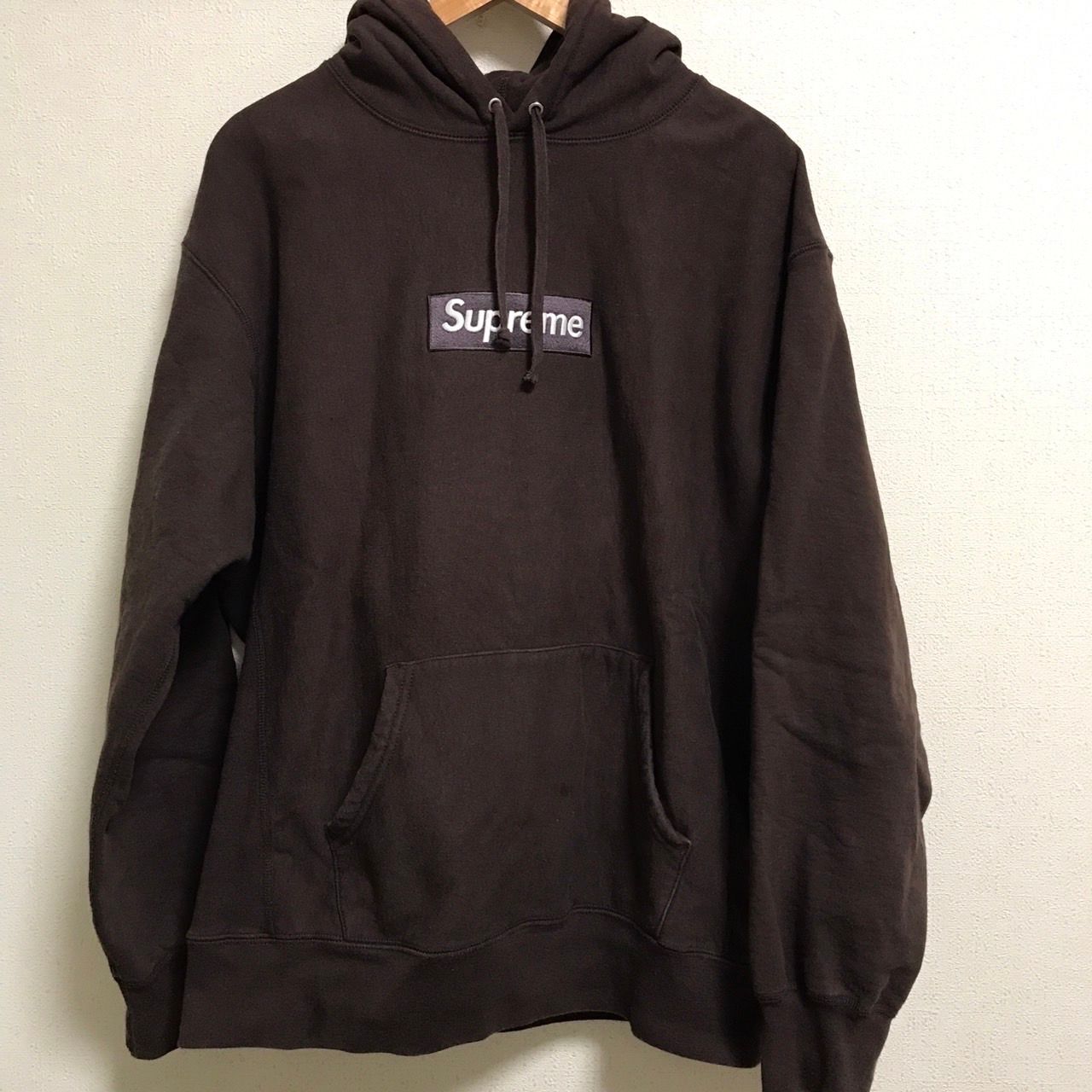 Supreme Box Logo Hooded Sweatshirt "Dark Brown" (21FW)