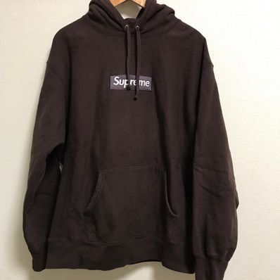 Supreme Box Logo Hooded Sweatshirt "Dark Brown" (21FW)