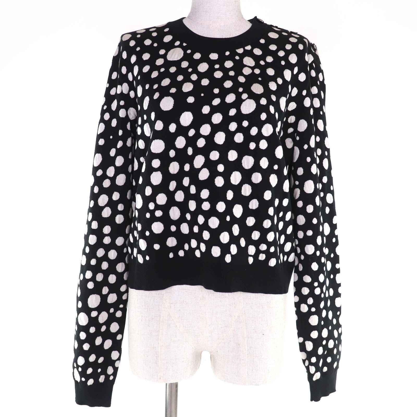 極美品 ルイヴィトン×草間彌生 ニット ブラック レディース XXL