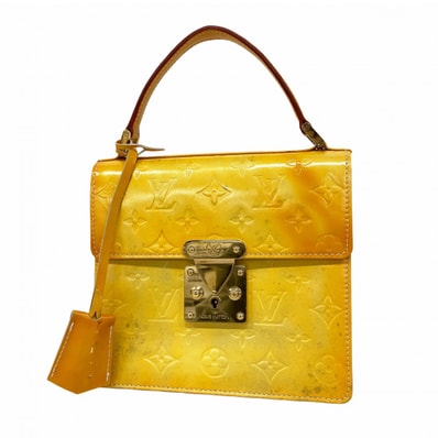 【6dc3063】ルイヴィトン ハンドバッグ ヴェルニ スプリングストリート M91029 グリ【中古】レディース