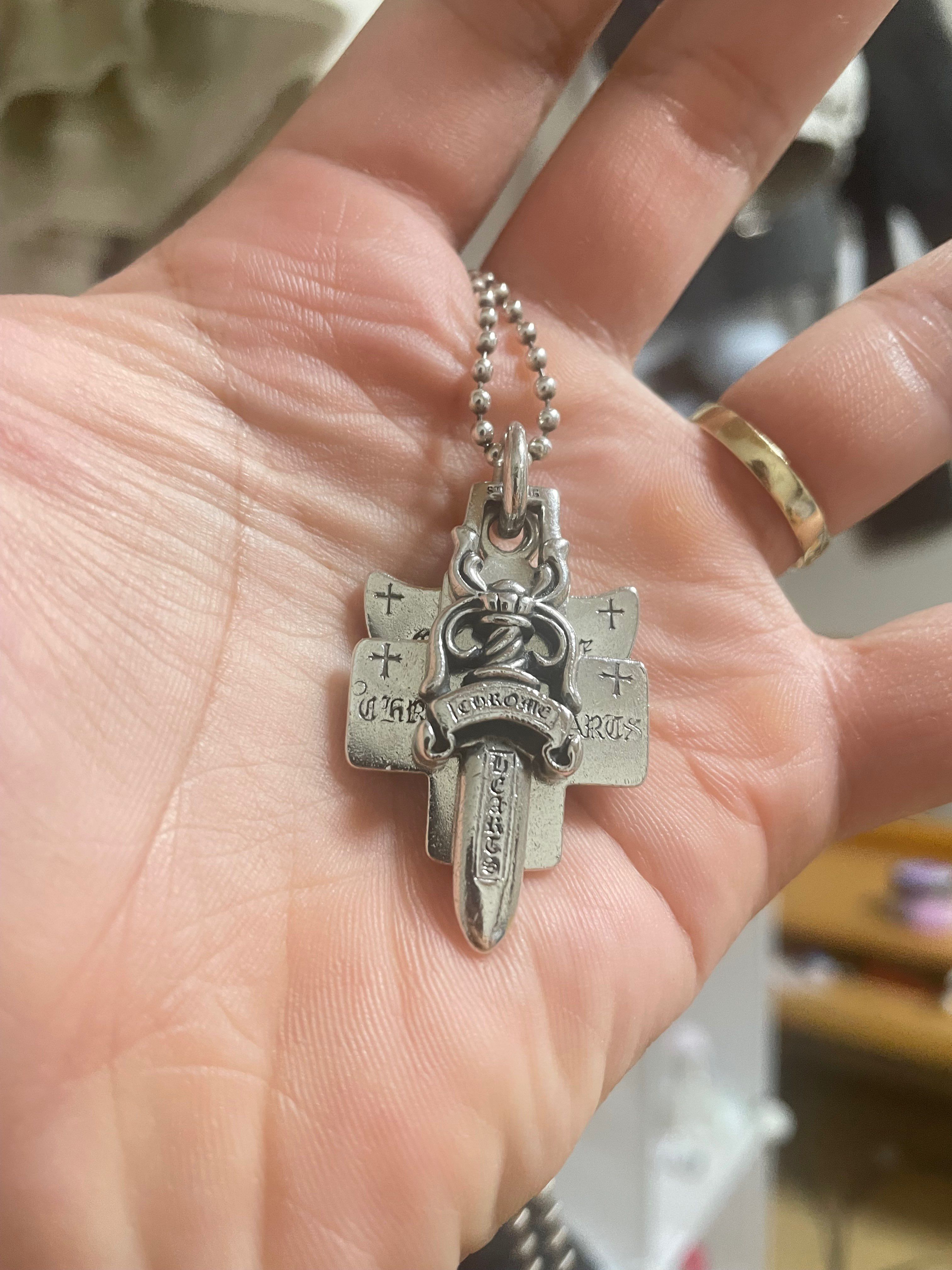 Chrome Hearts 3 Trinket Pendant "Silver"