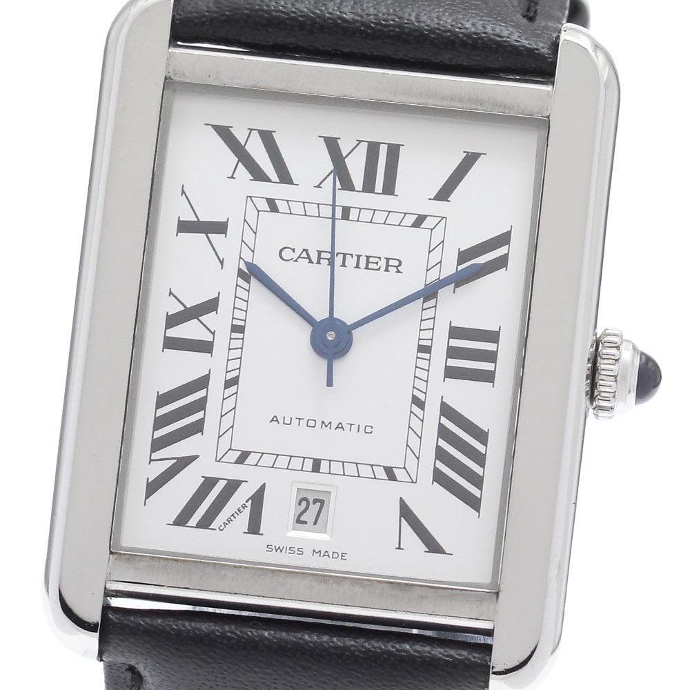 ★保 カルティエ タンクソロ XL デイト W5200027 メンズ 【中古】