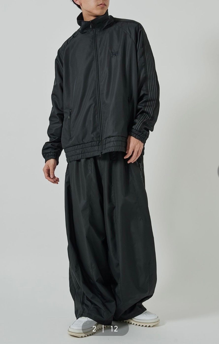 NEEDLES STUDIOUS Exclusive H.D. Track Pant Nylon "Black"