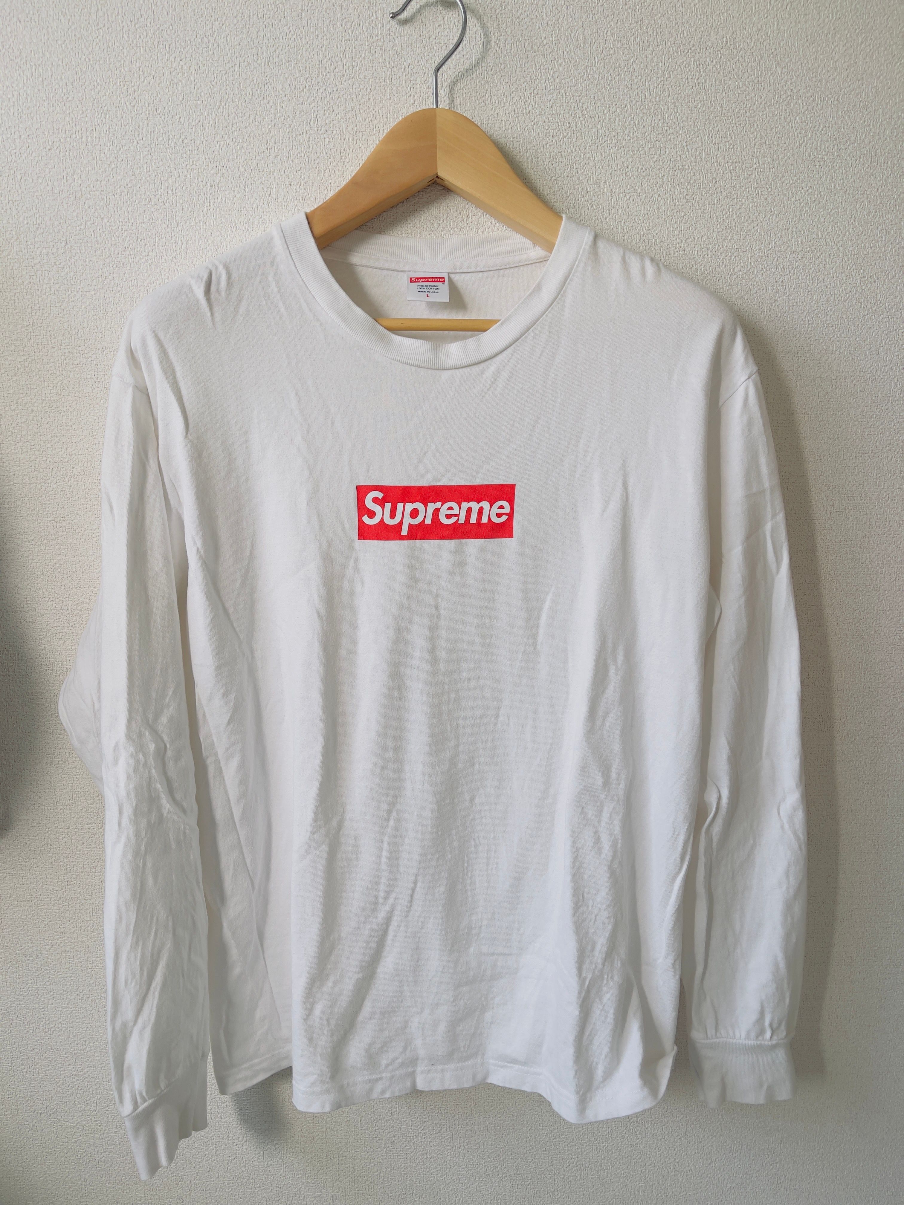 Supreme Box Logo L/S Tee "White"
