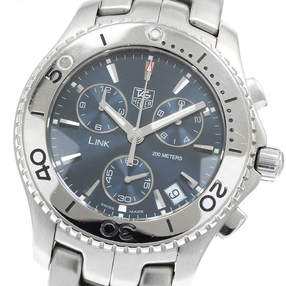 タグホイヤー リンク デイト クロノグラフ CJ1112 メンズ 【中古】
