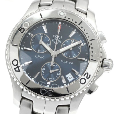 タグホイヤー リンク デイト クロノグラフ CJ1112 メンズ 【中古】