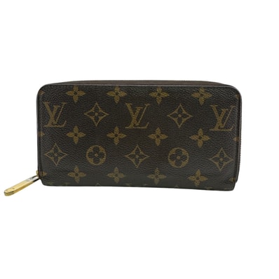 ルイヴィトン LOUIS VUITTON 長財布 モノグラム ジッピーウォレット ラウンドジップ M41896 ブラウン